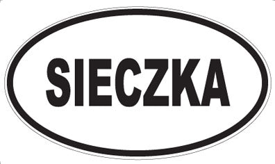 SIECZKA - Oval Magnet