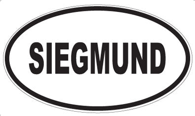 SIEGMUND - Oval Magnet