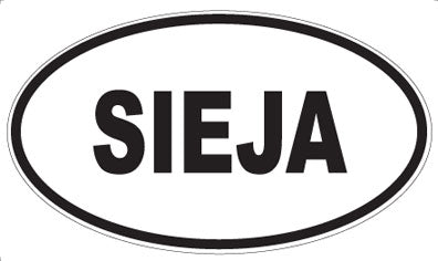 SIEJA - Oval Magnet