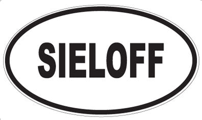 SIELOFF - Oval Magnet