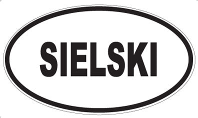 SIELSKI - Oval Sticker