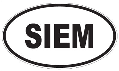 SIEM - Oval Sticker
