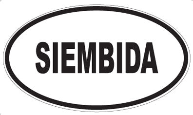 SIEMBIDA - Oval Magnet