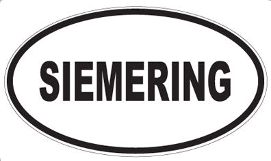 SIEMERING - Oval Magnet