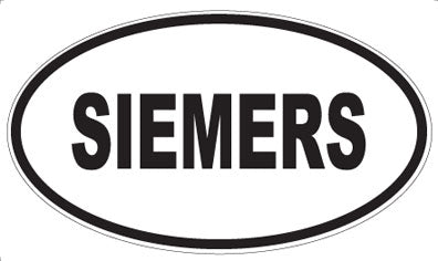 SIEMERS - Oval Magnet