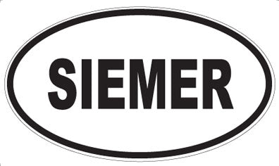 SIEMER - Oval Magnet