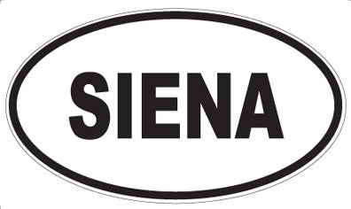 SIENA - Oval Magnet
