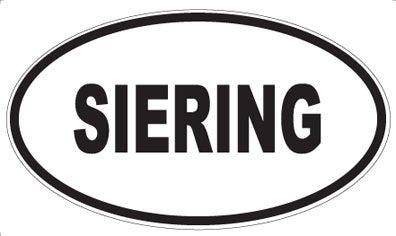 SIERING - Oval Magnet