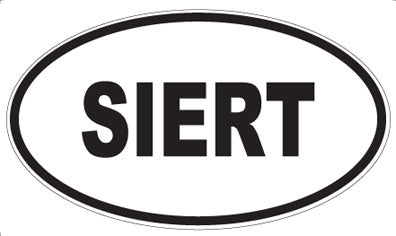 SIERT - Oval Sticker