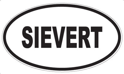SIEVERT - Oval Sticker