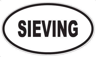 SIEVING - Oval Magnet