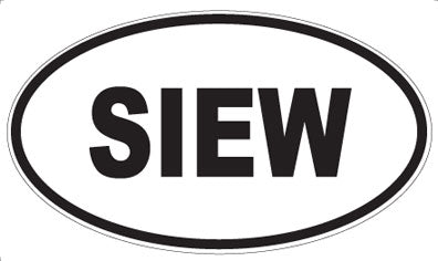 SIEW - Oval Sticker