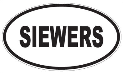 SIEWERS - Oval Magnet