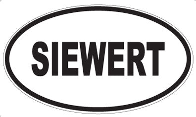 SIEWERT - Oval Magnet