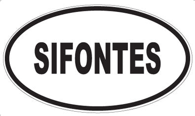 SIFONTES - Oval Sticker