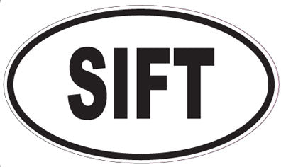 SIFT - Oval Sticker