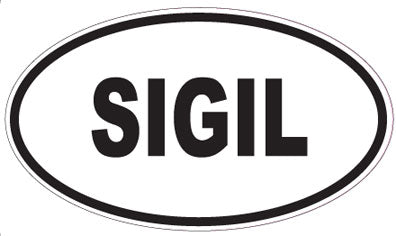 SIGIL - Oval Sticker