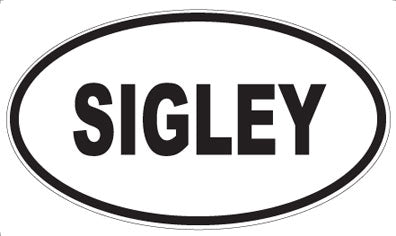 SIGLEY - Oval Magnet