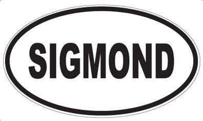 SIGMOND - Oval Magnet
