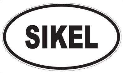 SIKEL - Oval Sticker