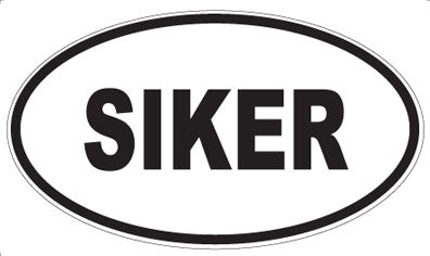 SIKER - Oval Magnet