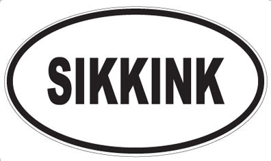 SIKKINK - Oval Sticker