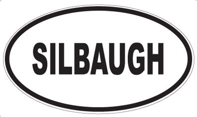 SILBAUGH - Oval Sticker