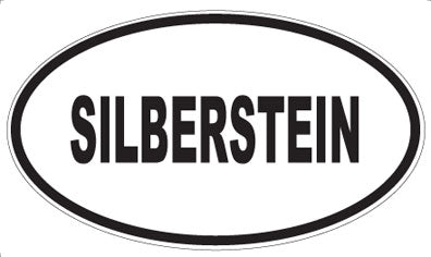 SILBERSTEIN - Oval Magnet