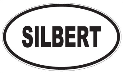 SILBERT - Oval Sticker