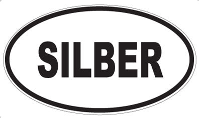 SILBER - Oval Magnet