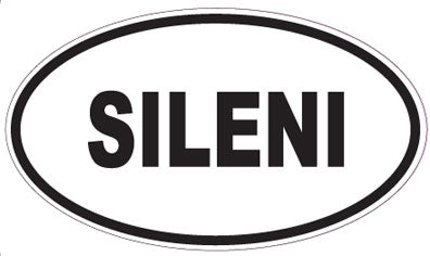 SILENI - Oval Sticker
