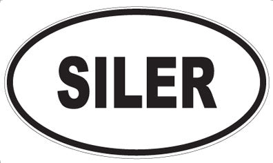 SILER - Oval Sticker