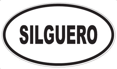 SILGUERO - Oval Sticker