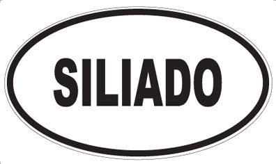 SILIADO - Oval Sticker