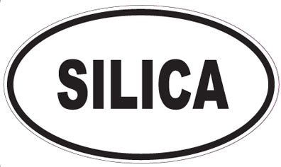 SILICA - Oval Sticker
