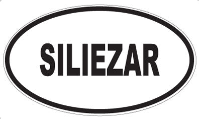 SILIEZAR - Oval Sticker