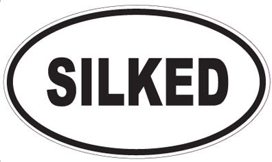 SILKED - Oval Sticker