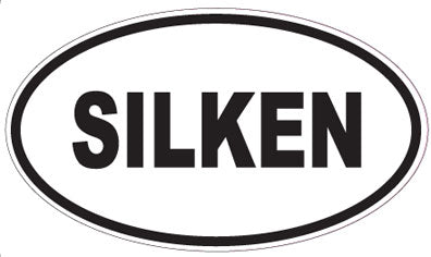 SILKEN - Oval Sticker