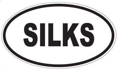 SILKS - Oval Magnet
