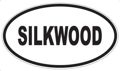 SILKWOOD - Oval Sticker