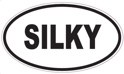 SILKY - Oval Magnet