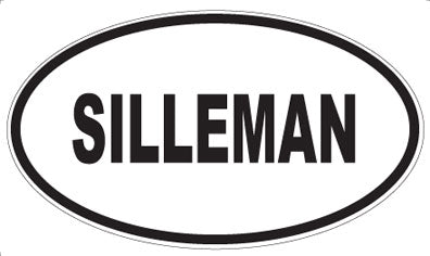 SILLEMAN - Oval Magnet
