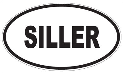 SILLER - Oval Magnet