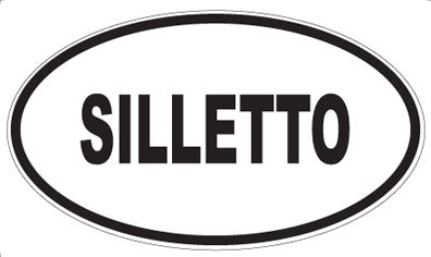 SILLETTO - Oval Magnet