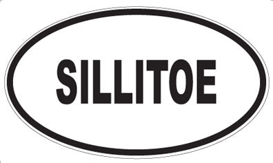 SILLITOE - Oval Magnet