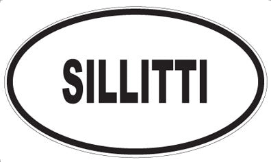 SILLITTI - Oval Magnet