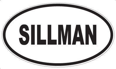 SILLMAN - Oval Magnet