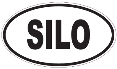 SILO - Oval Sticker