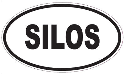 SILOS - Oval Sticker