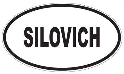 SILOVICH - Oval Magnet